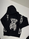 DR Black￼&White Hoodie Track set