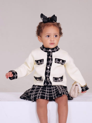 Knit Sweater Skirt Set