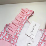 Pink CD Ruffle Bathing Suit