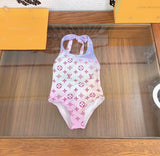 Lv monogram Pink/Purple Bathing Suit