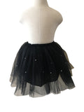 Black Beaded Tutu Skirt