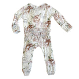 Bamboo Viscose Floral Dreams Footie