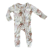 Bamboo Viscose Floral Dreams Footie