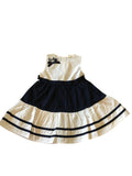 FINAL SALE- Pinstripe Bow Dress