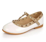 White Studded Mary Janes