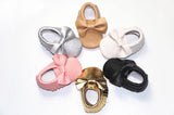 Red Bottom Bow Moccs Moccasins