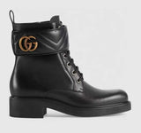 GG Black Leather Boots