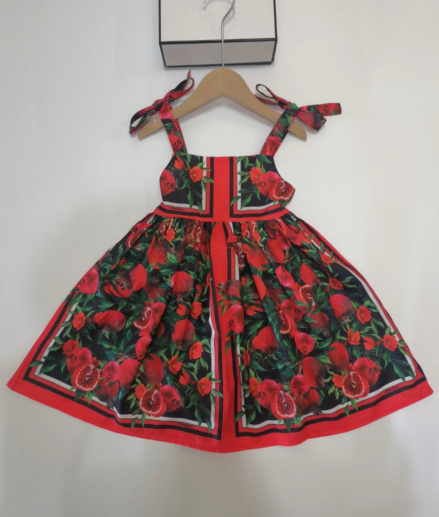 DG Pomegranate Floral Dress