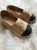 Toddler Nude/Black Espadrilles