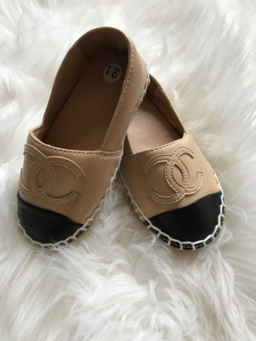 Toddler Nude/Black Espadrilles