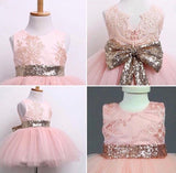 Harlow Pink Couture Dress (Sizes 6 months- 8 years)