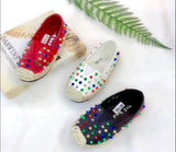 Rainbow Stud Espadrilles