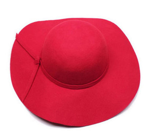 Kids Floppy Hat Red