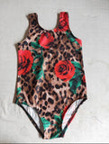 DG Leopard Floral Bathing Suit